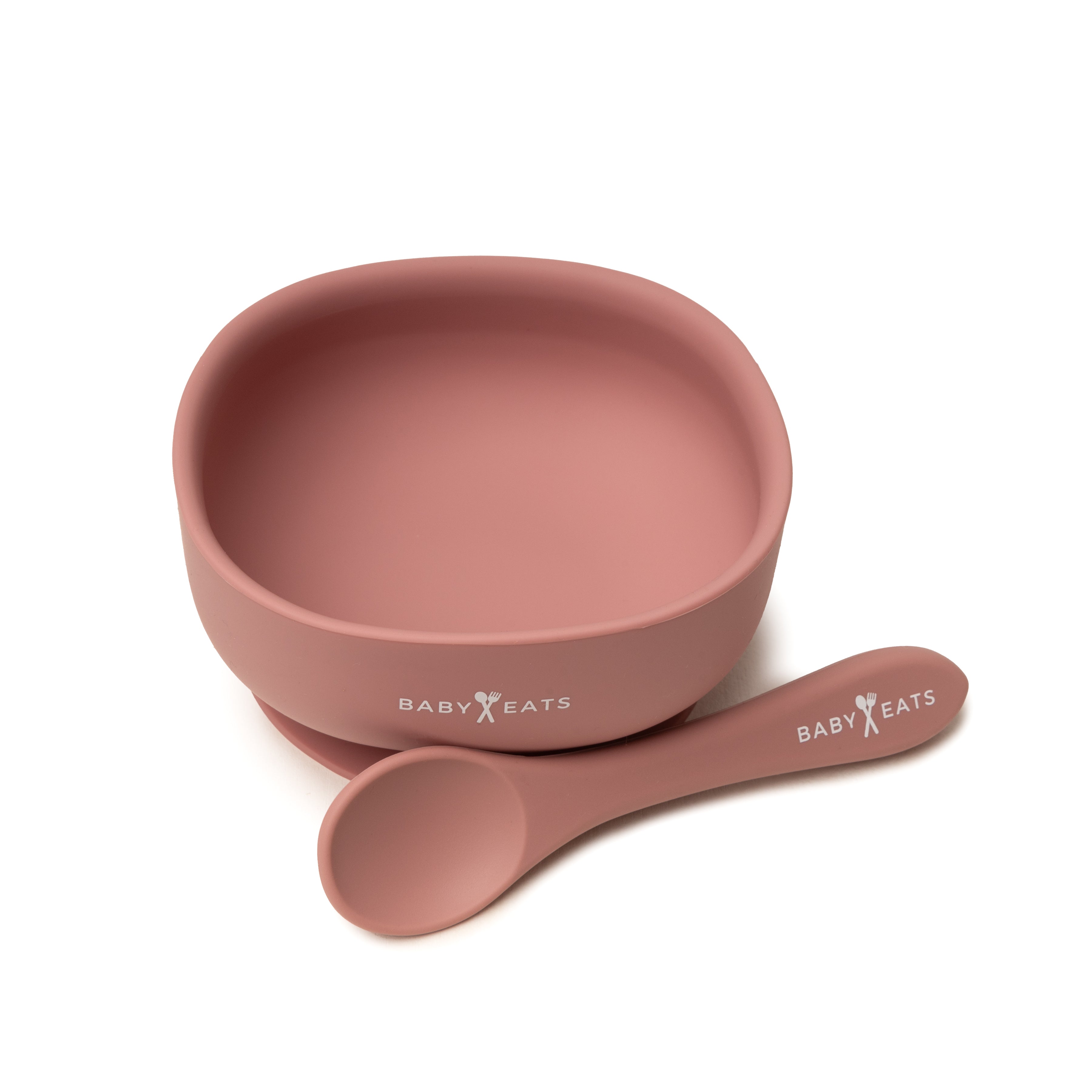 Silicone Suction Bowl & Spoon Set