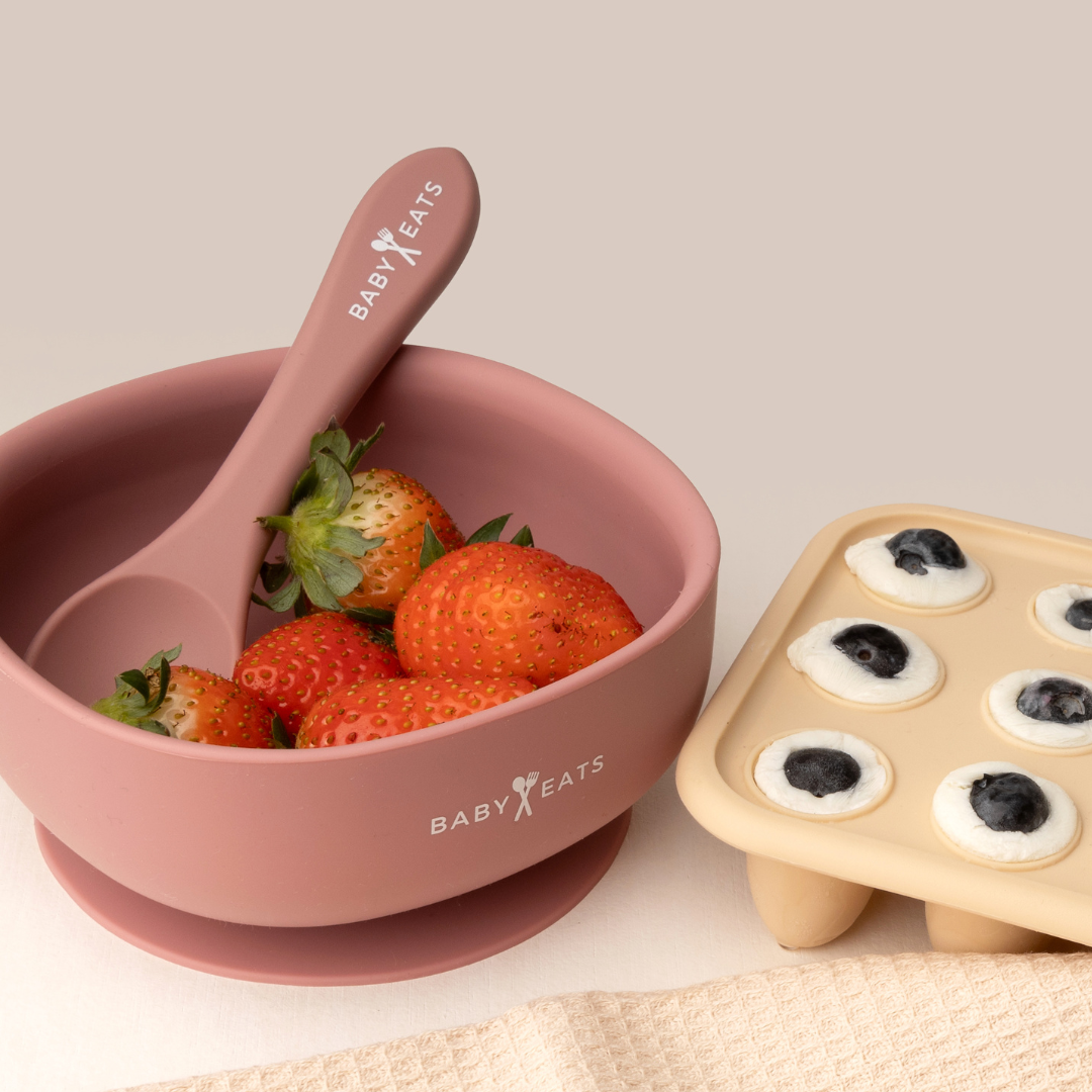 Silicone Suction Bowl & Spoon Set