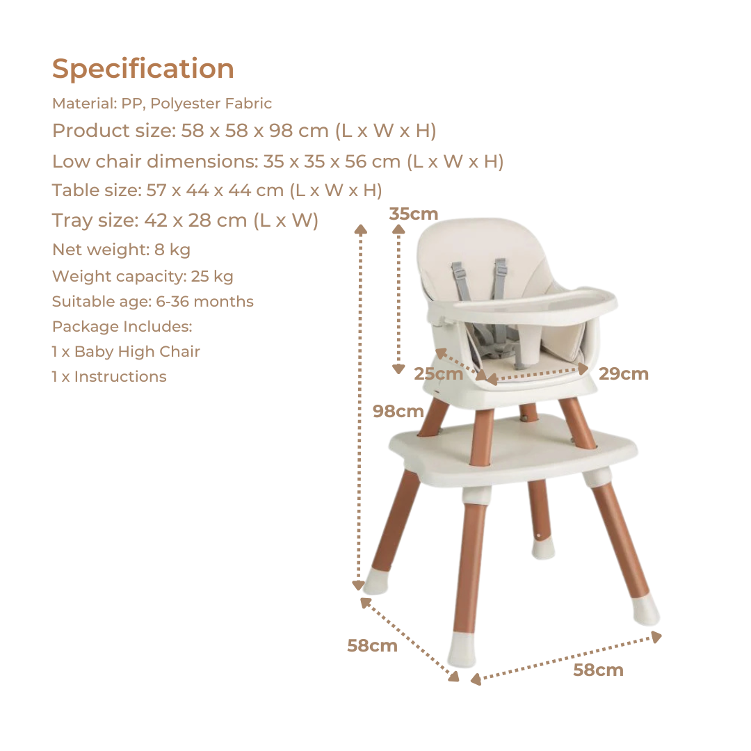 6 in 1 High Chair