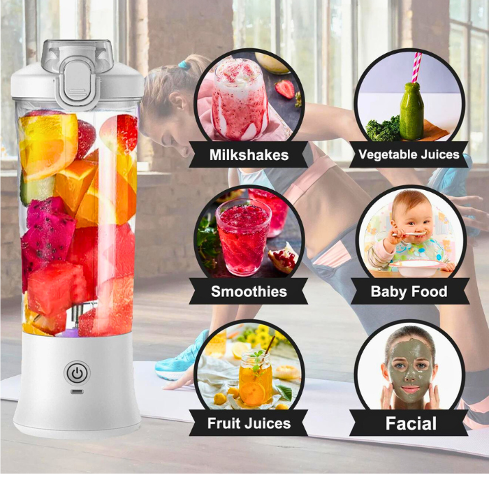 Rechargeable Portable Blender 600ML