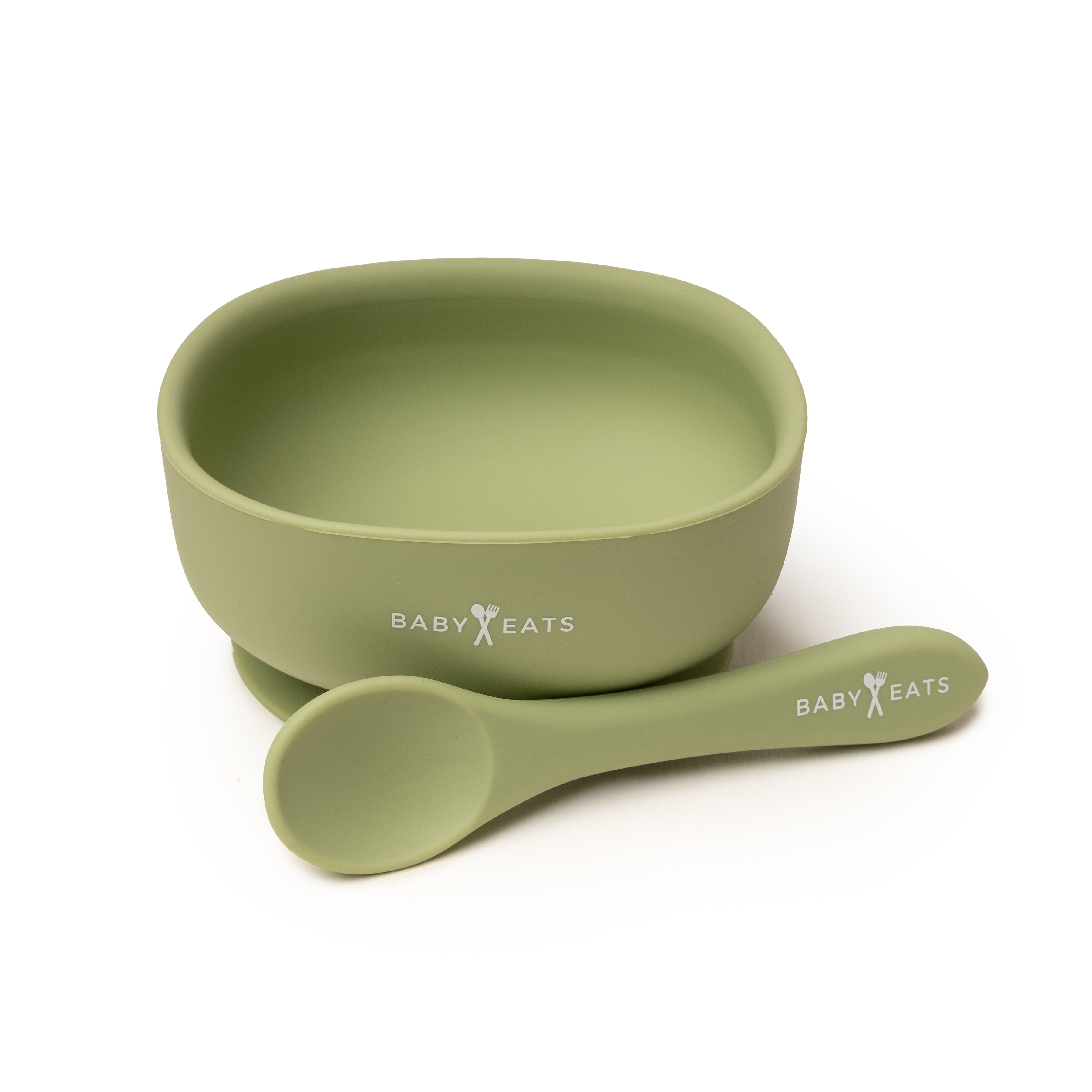 Silicone Suction Bowl & Spoon Set