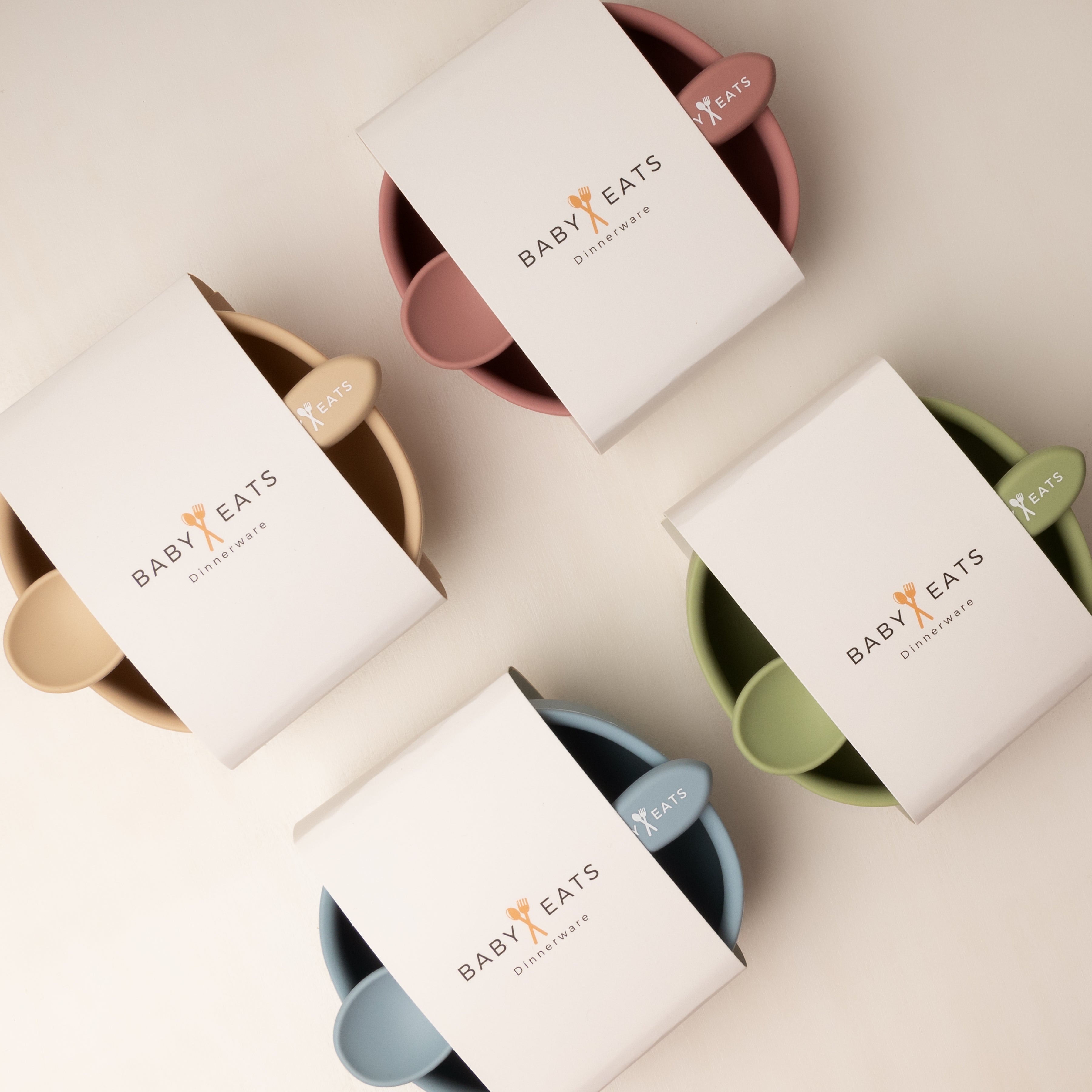 Silicone Suction Bowl & Spoon Set