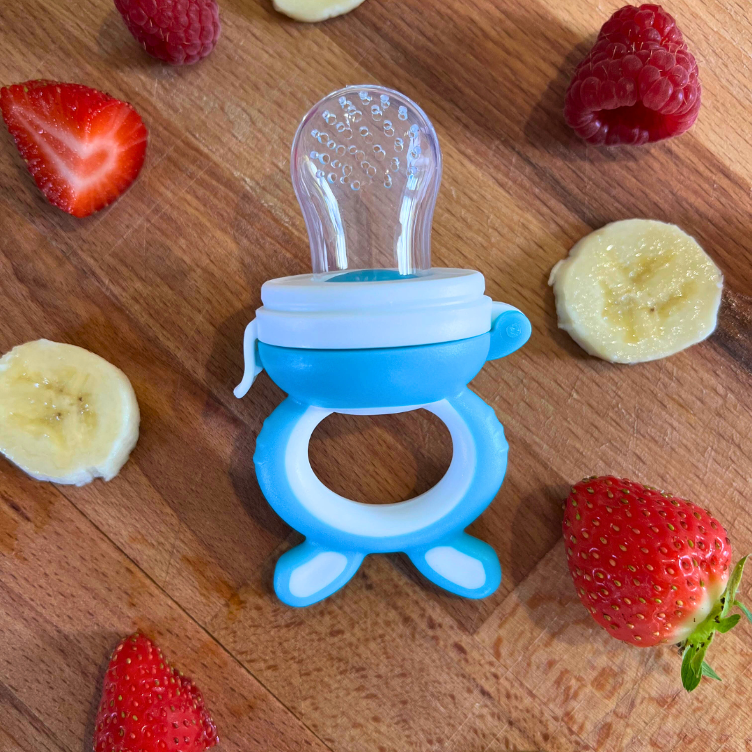 Baby teether best sale with fruit